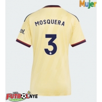 Camiseta Arsenal Cristhian Mosquera #3 Tercera Equipación para mujer 2026-27 manga corta